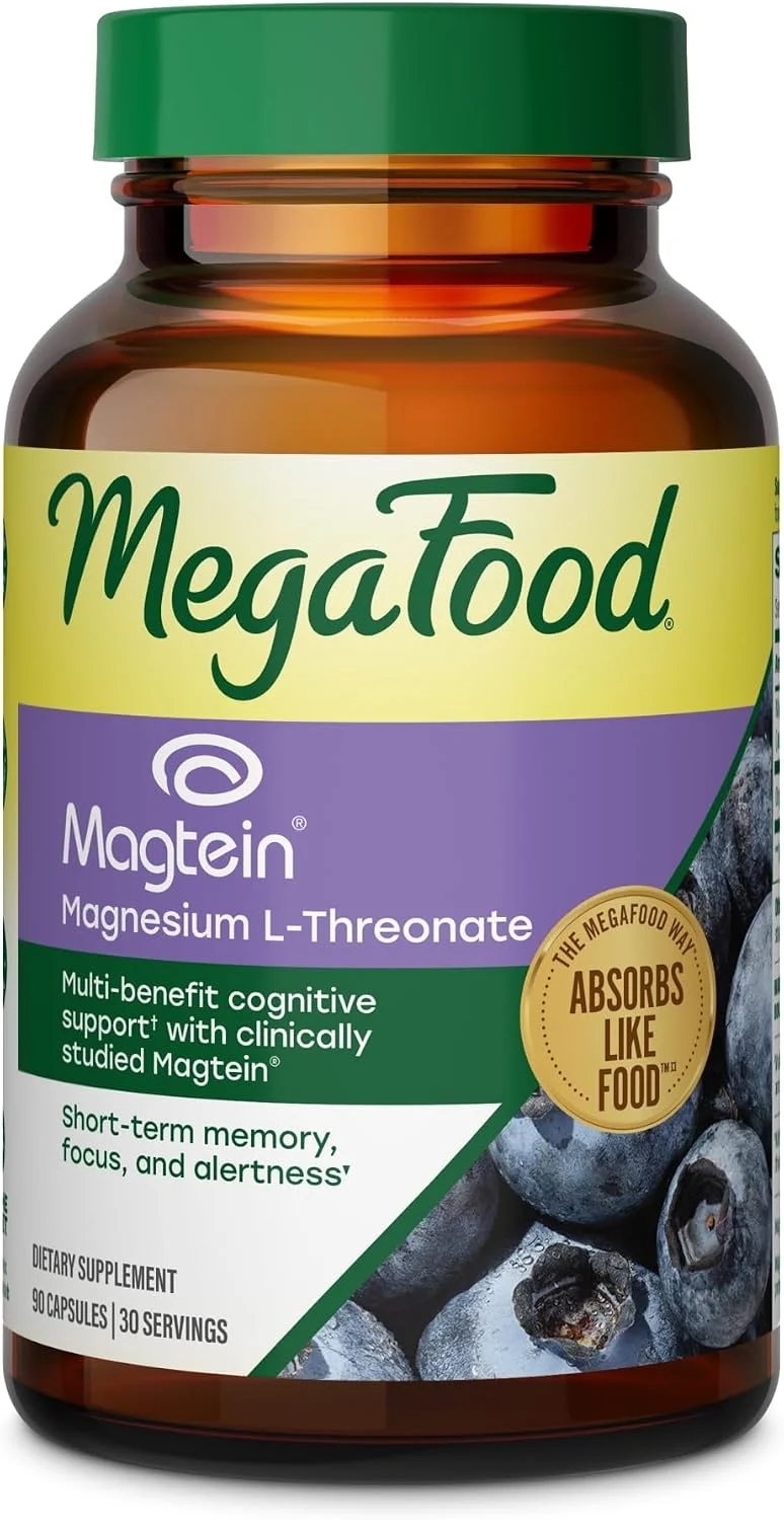 MegaFood Magtein Magnesium L-Threonate – 90 cápsulas