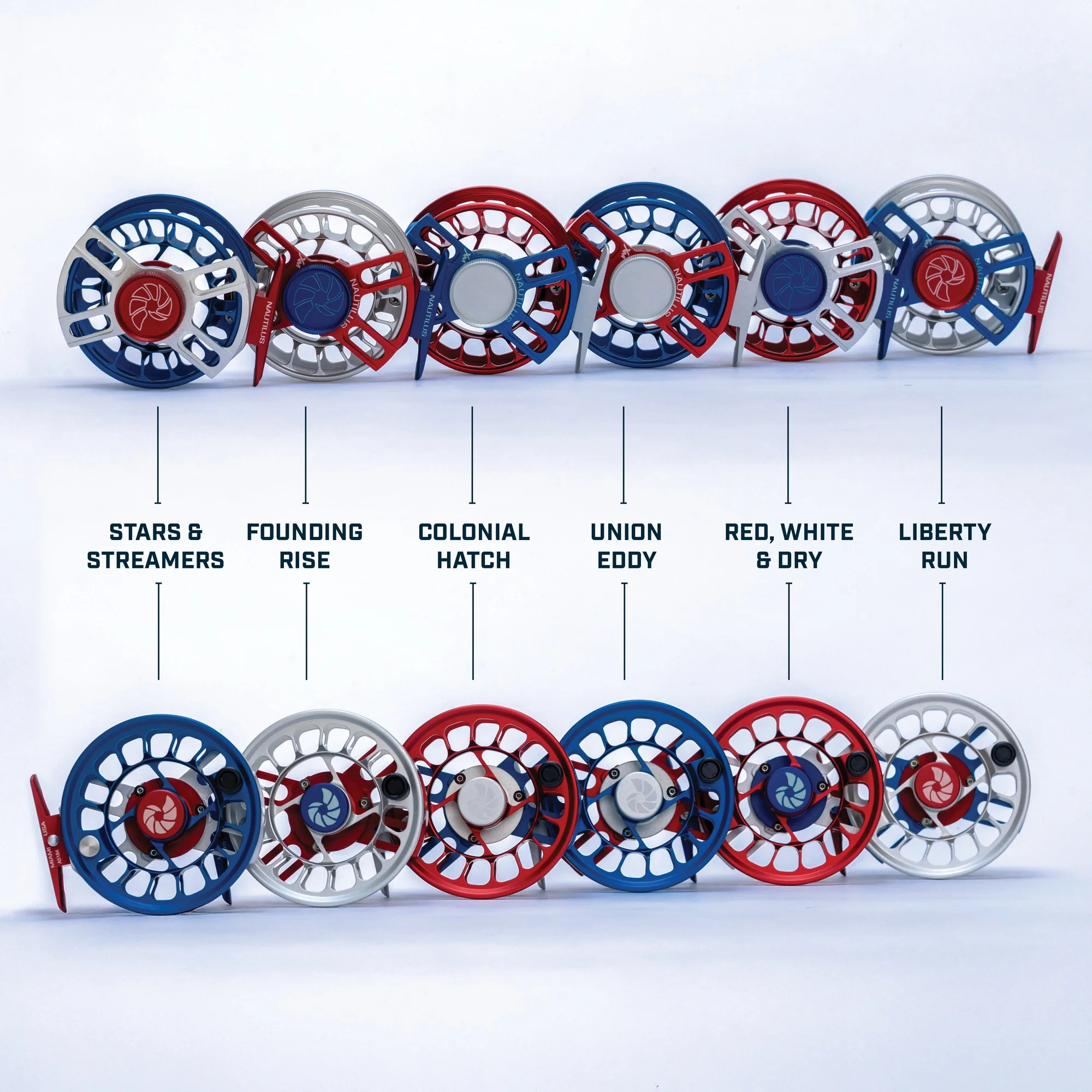 Nautilus X-Series XM edición America's 250th – Reel de pesca con mosca