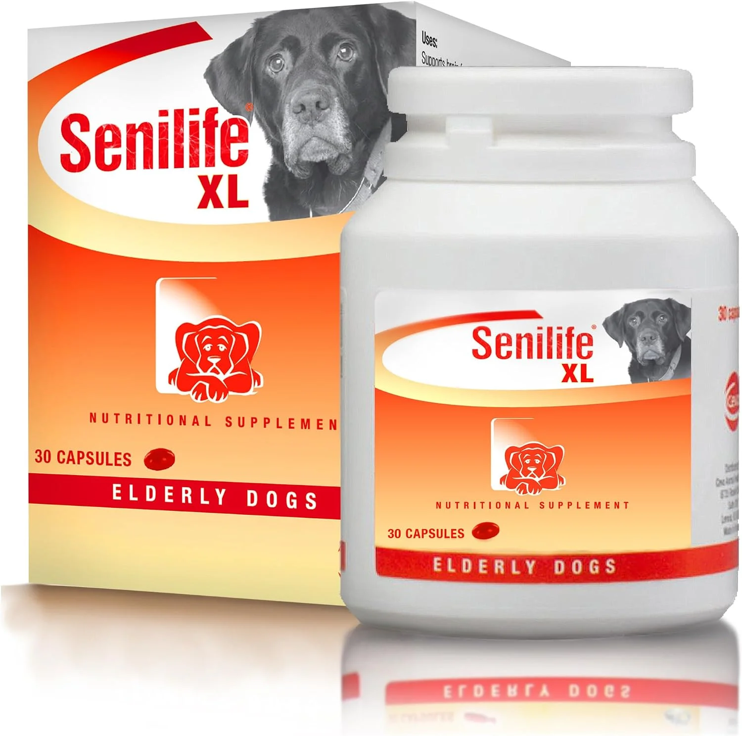Ceva Senilife XL para perros mayores de razas grandes · 30 cápsulas