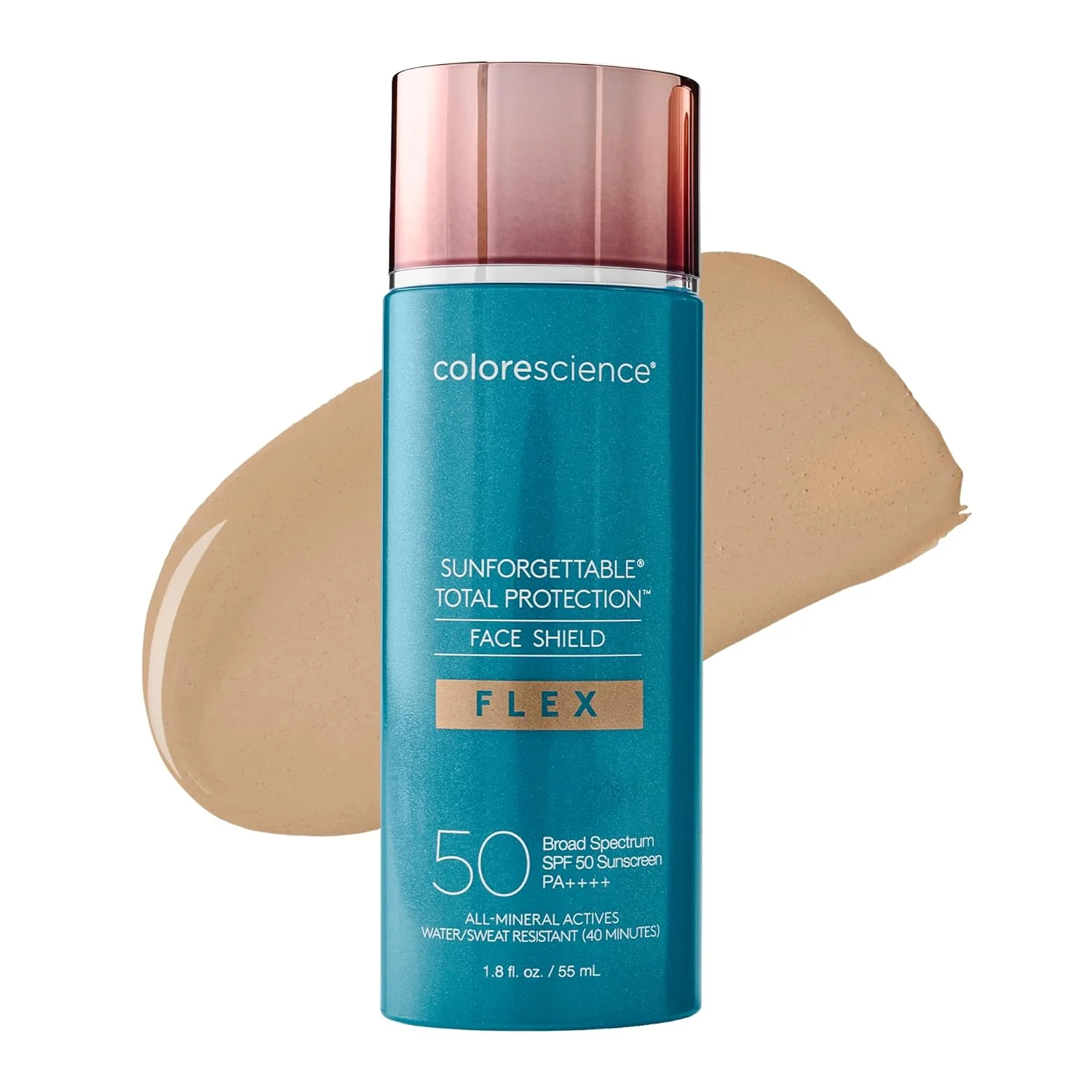 Colorescience Total Protection Face Shield Flex protector solar facial mineral FPS 50 tono Medium