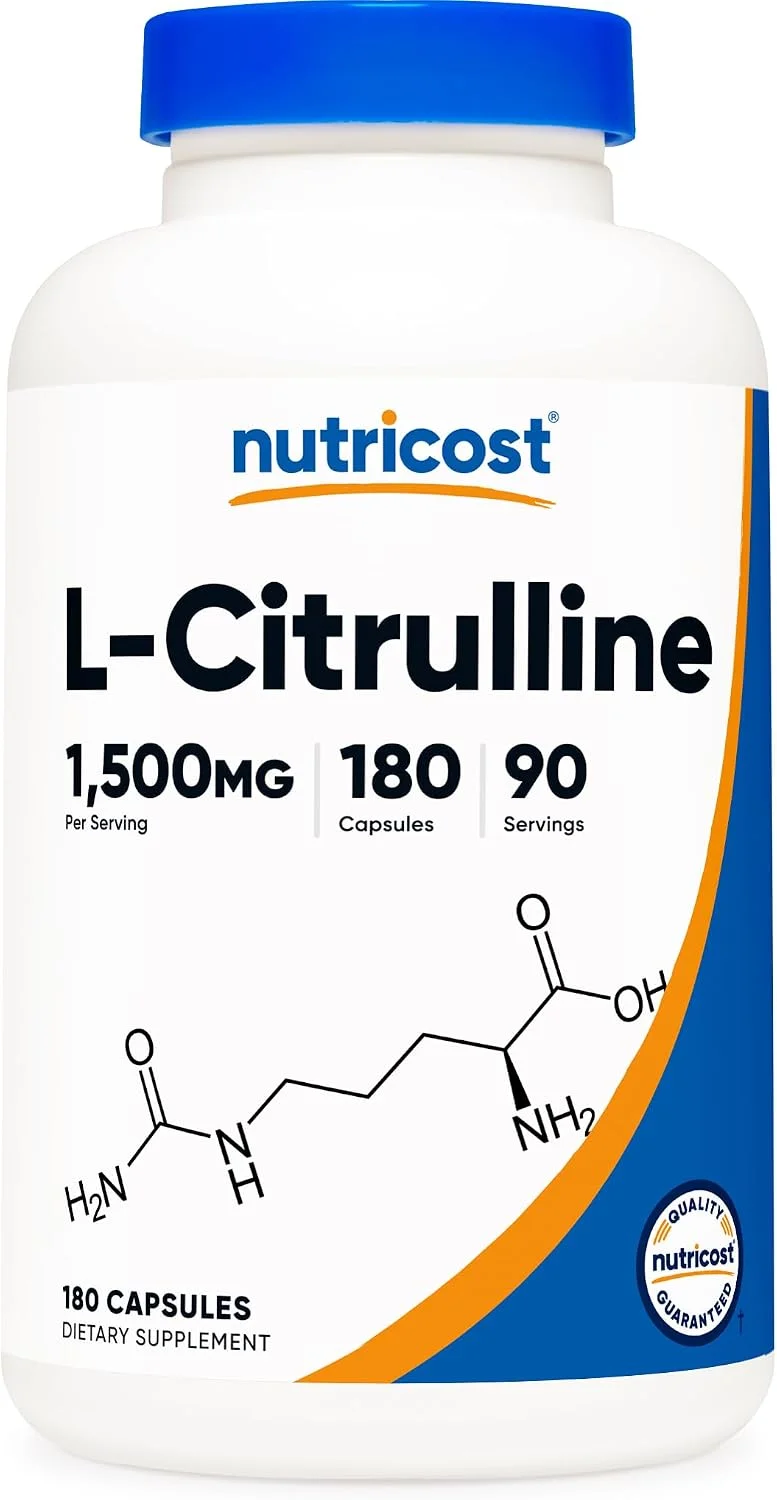 L-Citrulina 1500 mg · 180 cápsulas
