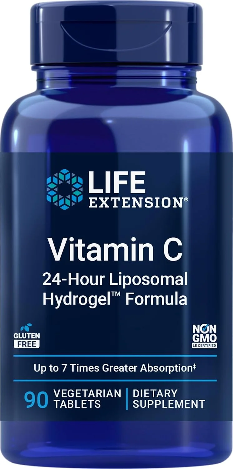 Vitamina C 24 Horas Hidrogel Liposomal · 90 tabletas