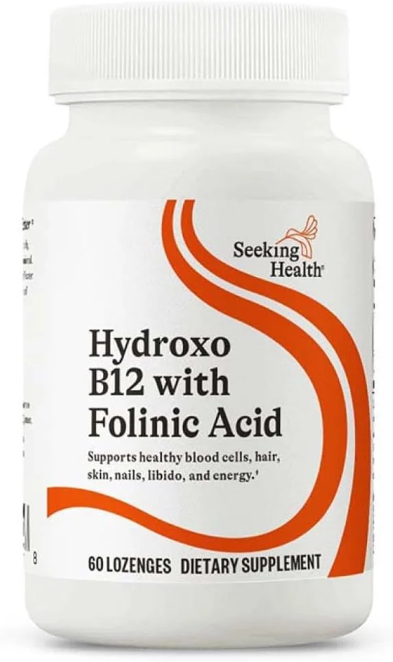 Hidroxocobalamina B12 con Ácido Folínico · 60 pastillas