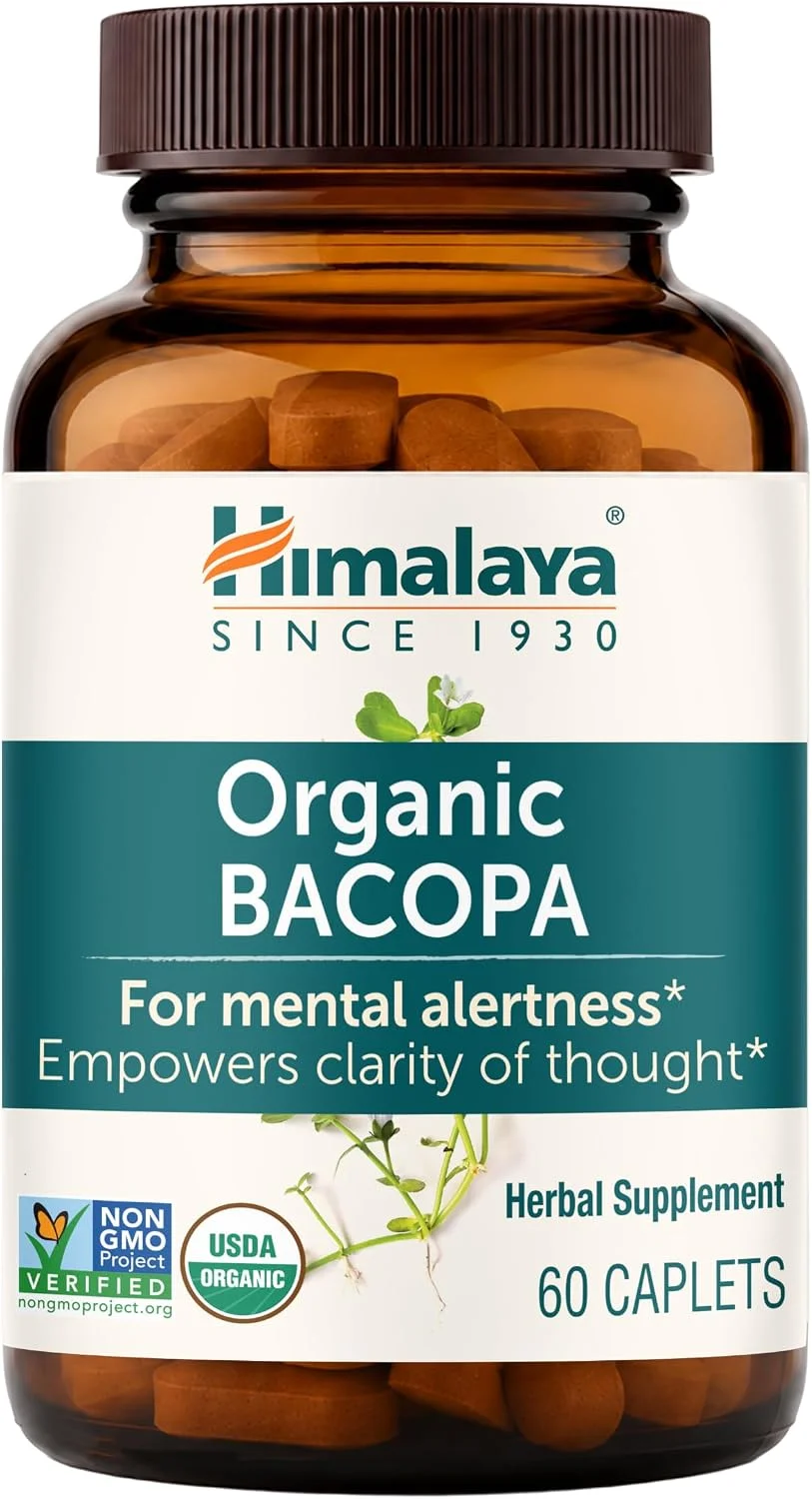 Bacopa Monnieri Orgánica 750 mg · 60 tabletas