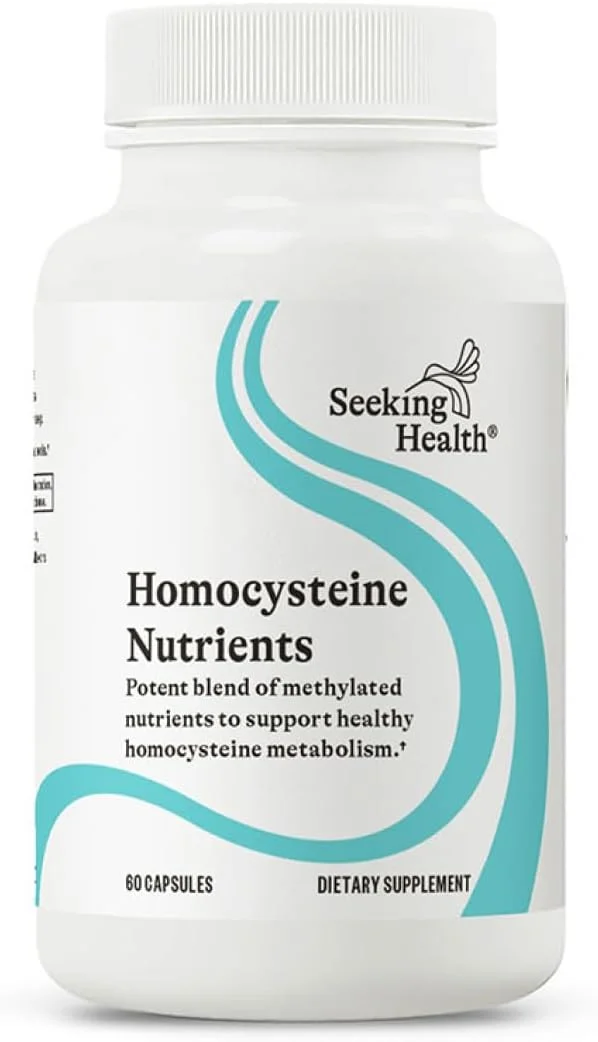 Homocysteine Nutrients Metilfolato B12 B6 B2 · 60 cápsulas