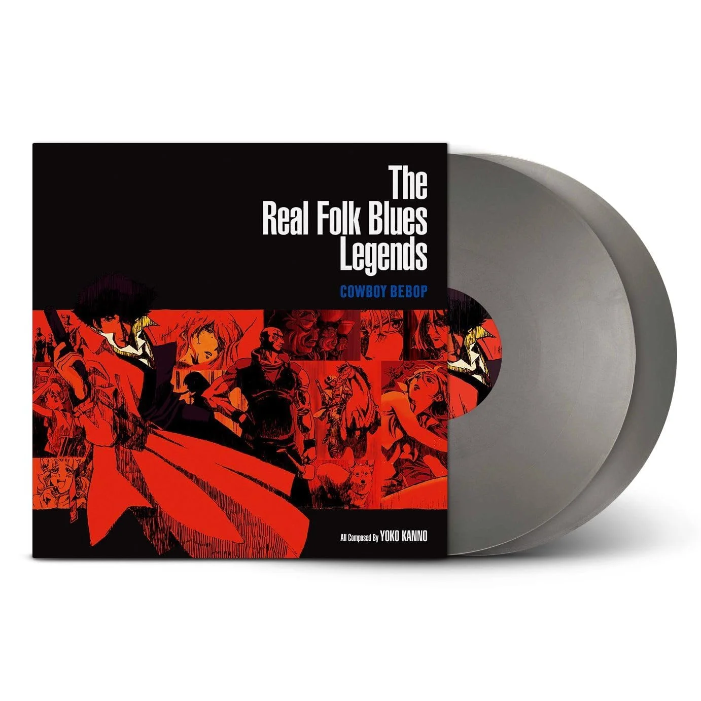 Seatbelts – Cowboy Bebop: The Real Folk Blues Legends (Vinilo, 2 LP, 140 g, plateado metálico)