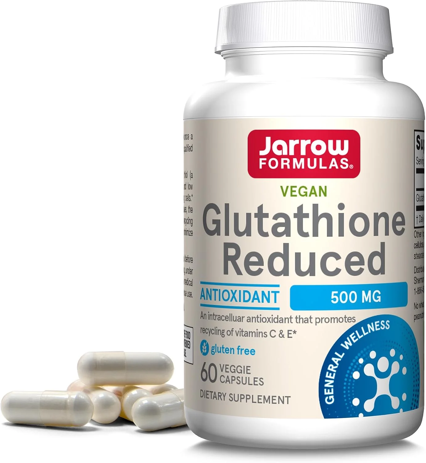 Glutatión Reducido 500 mg · 60 cápsulas