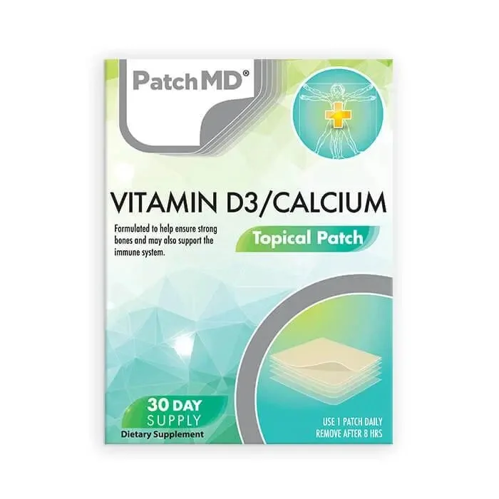 PatchMD D3/Calcium — 30 parches