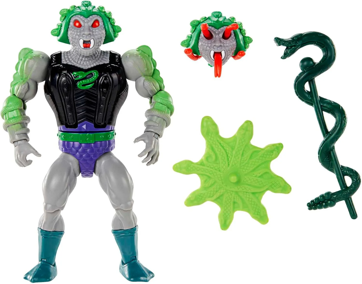 Figura Masters of the Universe Origins Snake Face Deluxe 14 cm – Mattel