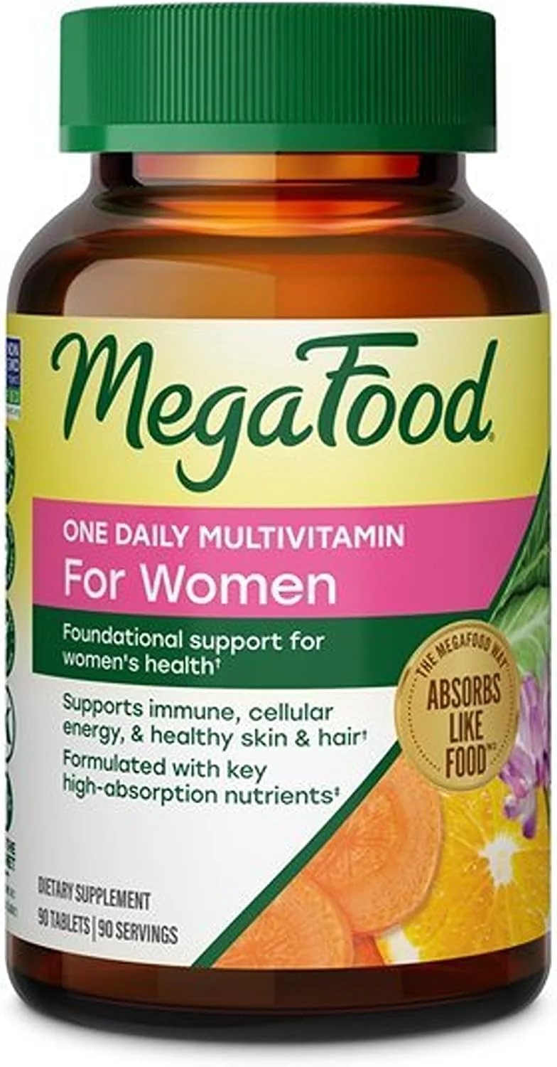 MegaFood One Daily Multivitamin para mujeres — 90 tabletas