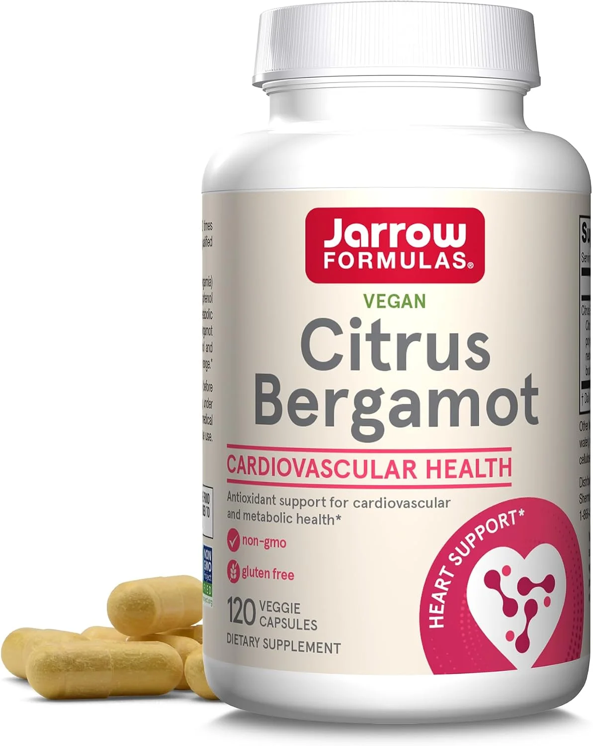 Jarrow Formulas Citrus Bergamot 500 mg – 120 cápsulas