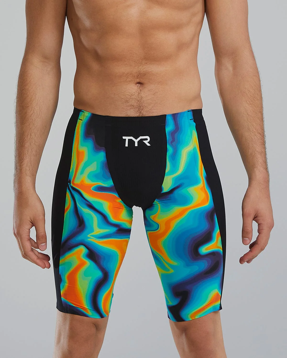 TYR Shockwave jammer técnico tiro alto Hombre – Org/Grn / Volts/Limelight / Fire