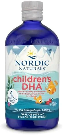 Children's DHA 530 mg Líquido sabor Frutilla – 473 ml