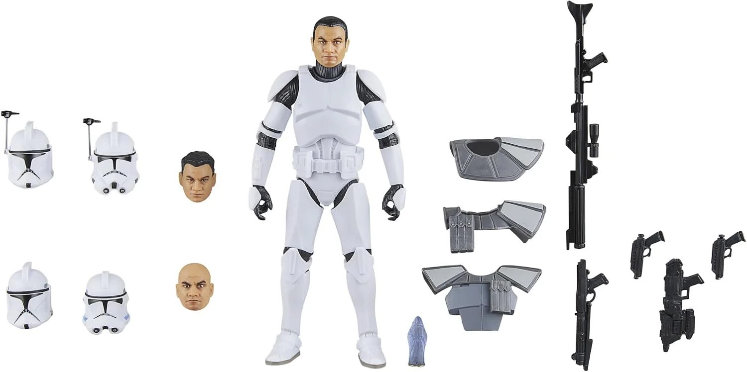 Set Star Wars Black Series Clone Trooper (exclusivo de Amazon) 15 cm – Hasbro