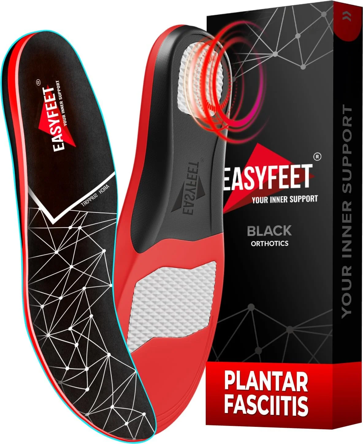Plantillas Fascitis Plantar · Talle M (Hombre 9-10.5/Mujer 10-11.5)
