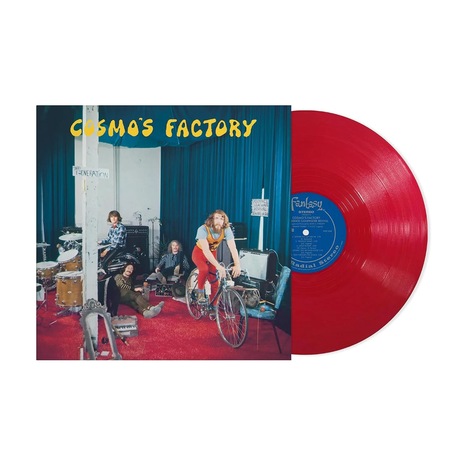 Creedence Clearwater Revival – Cosmo's Factory, Remasterizado 2025 (Vinilo, LP, vinilo rojo Apple Red)