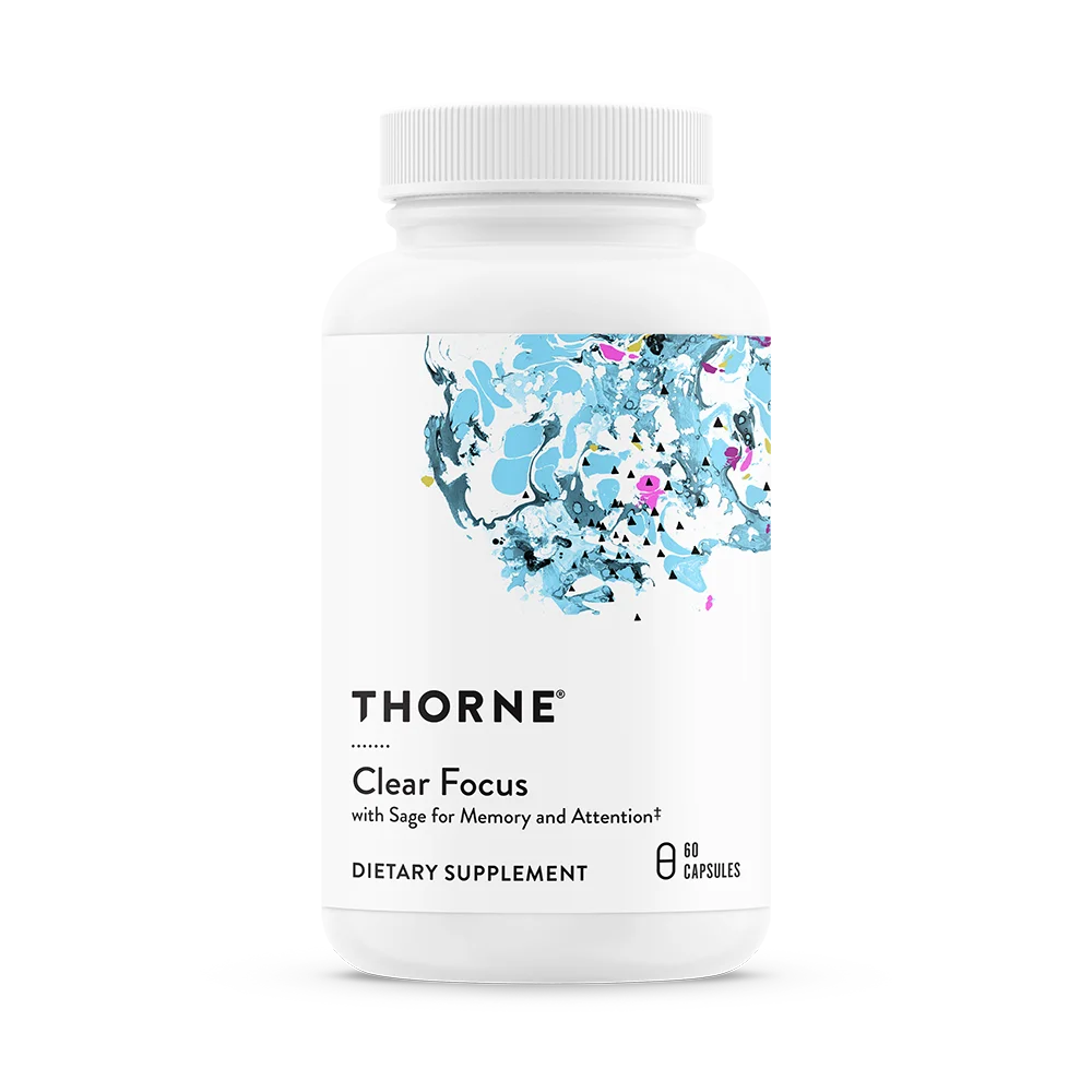 Thorne Clear Focus · 60 cápsulas