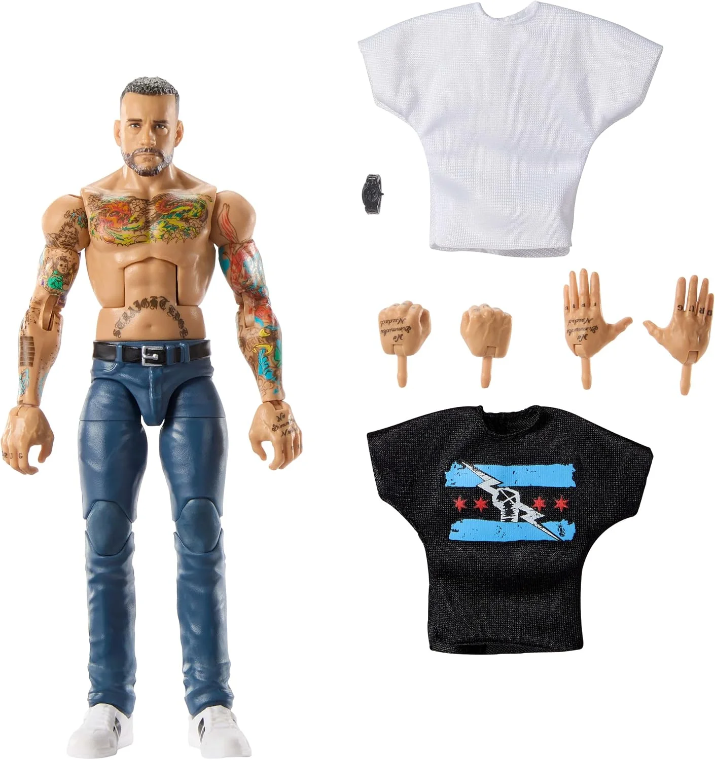 Figura WWE Elite Collection Creations Exclusive CM Punk Returns 15 cm – Mattel