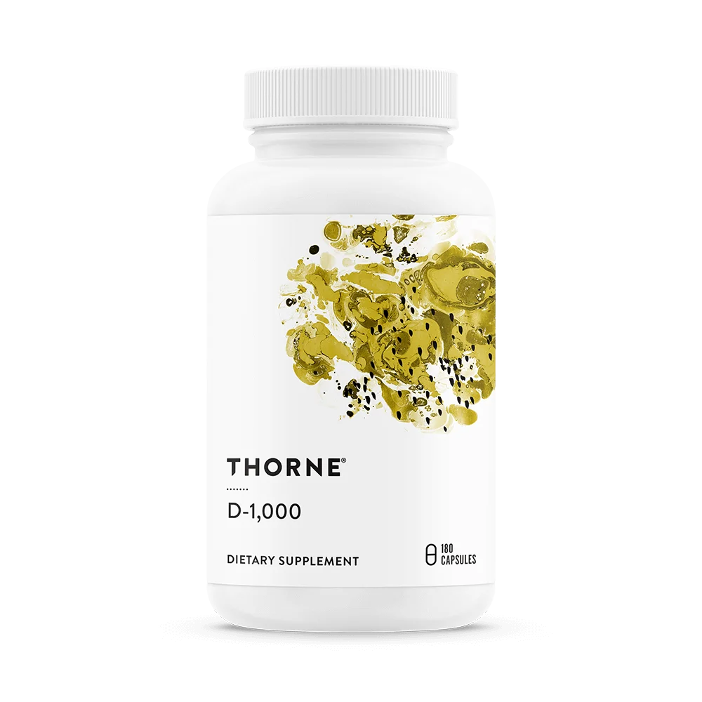 Thorne Vitamin D-1,000 · 180 cápsulas