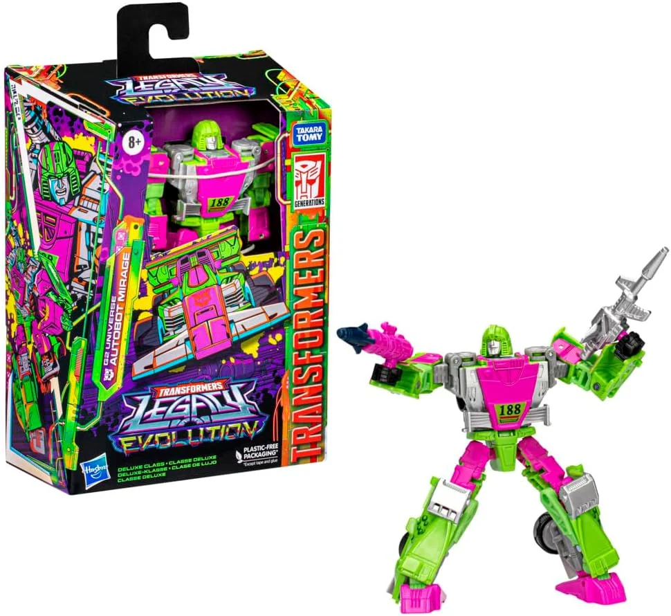Figura Transformers Legacy Evolution Autobot Mirage (G2 Universe) Deluxe 14 cm – Hasbro