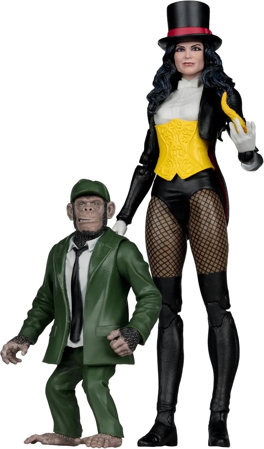 Figura DC Multiverse Zatanna (DC Classic) con Detective Chimp 18 cm, Collector Edition #53 – McFarlane