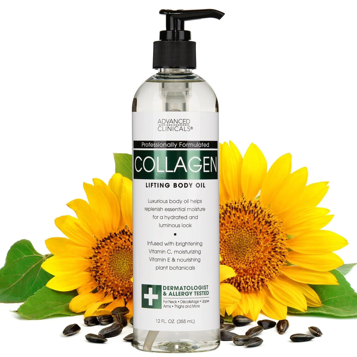 Aceite Corporal con Colágeno · 355 ml