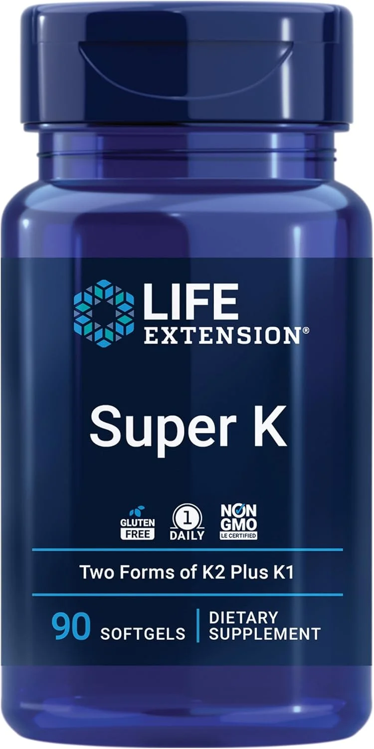 Super K Vitamina K1 y K2 · 90 cápsulas blandas