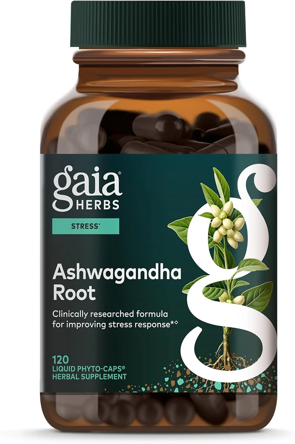 Ashwagandha Raíz 350 mg · 120 cápsulas