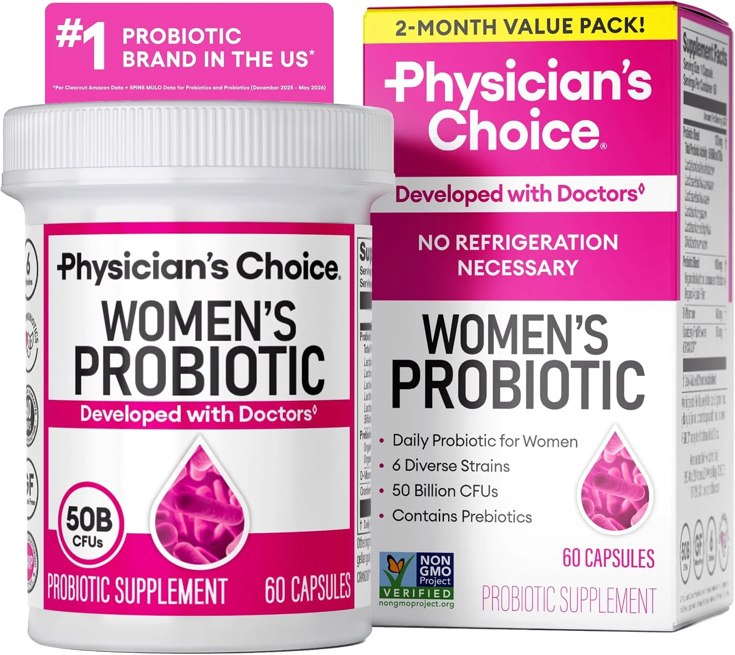 Probióticos PH Balance Mujer · 60 cápsulas