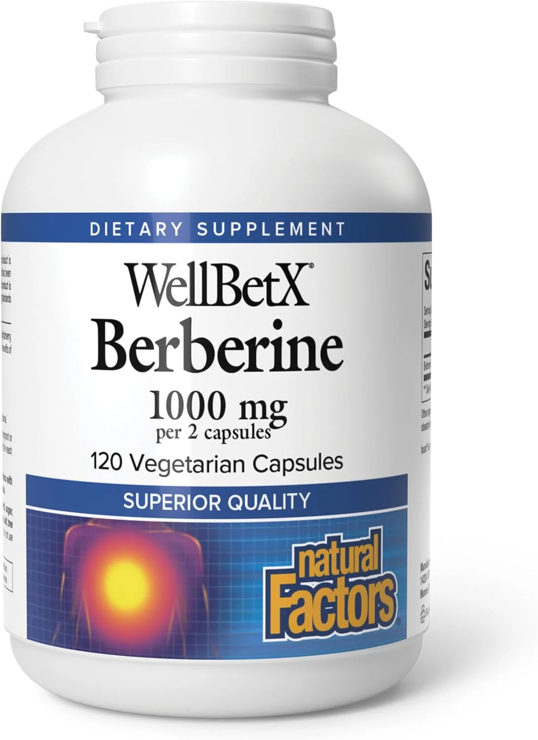 WellBetX Berberina 500 mg · 120 cápsulas
