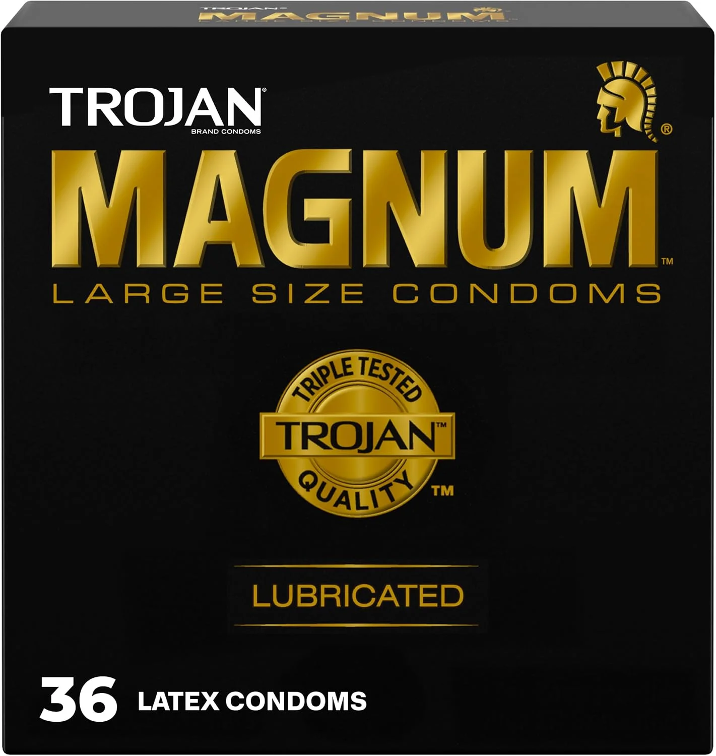 Preservativos Trojan Magnum Original · 36 unidades