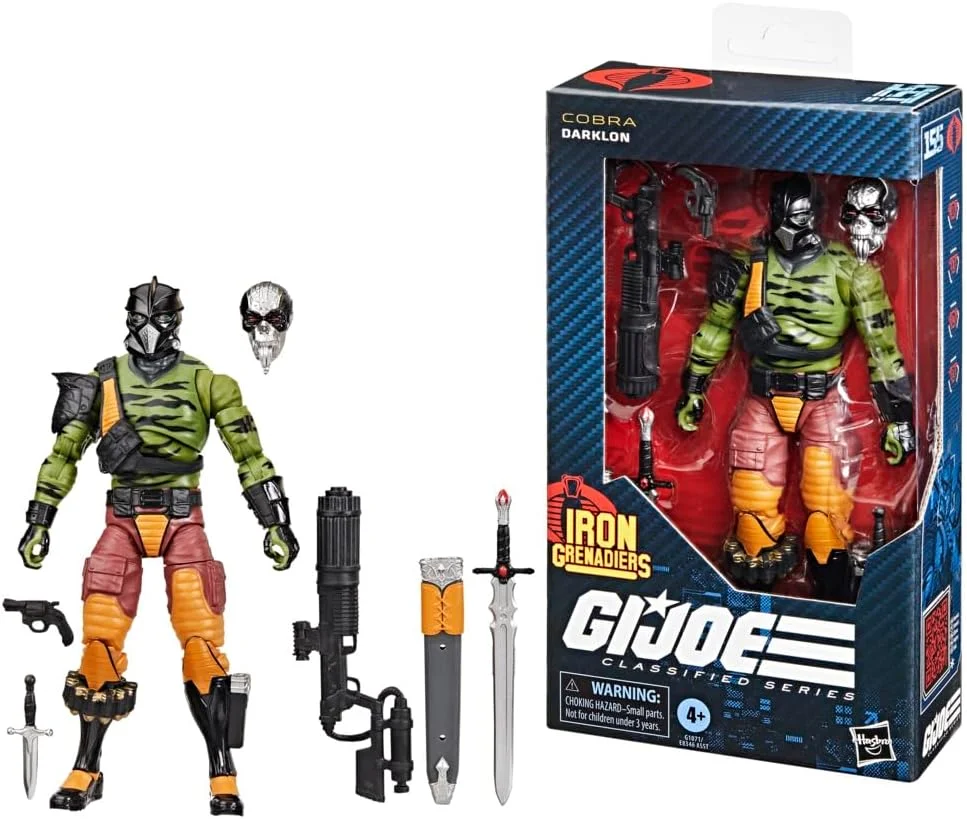 Figura G.I. Joe Classified Series Darklon #155 15 cm – Hasbro