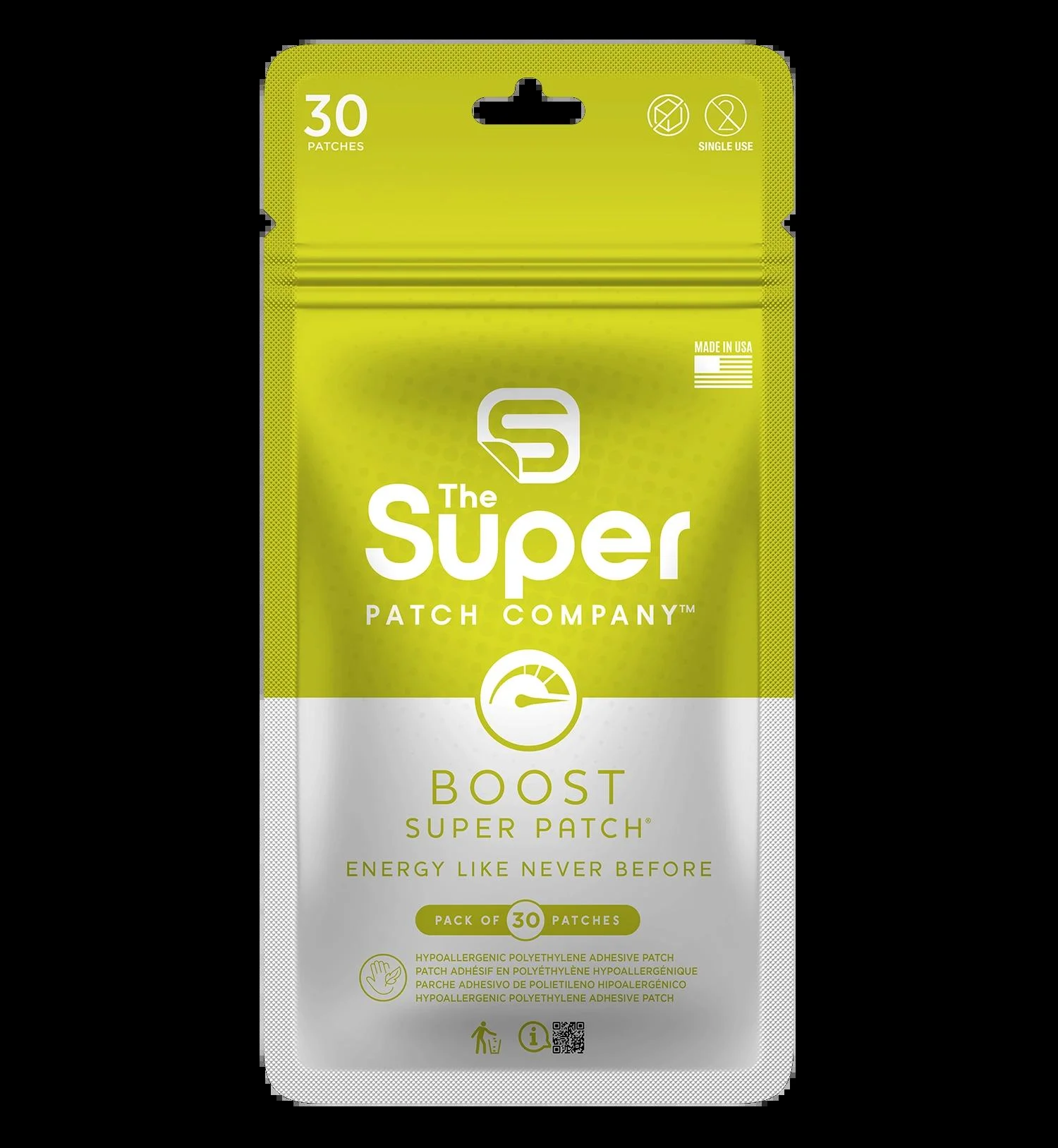Super Patch BOOST — bolsa de 30 parches