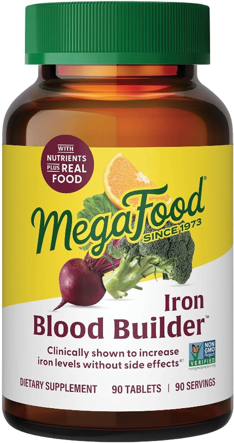 MegaFood Blood Builder Iron — 90 tabletas