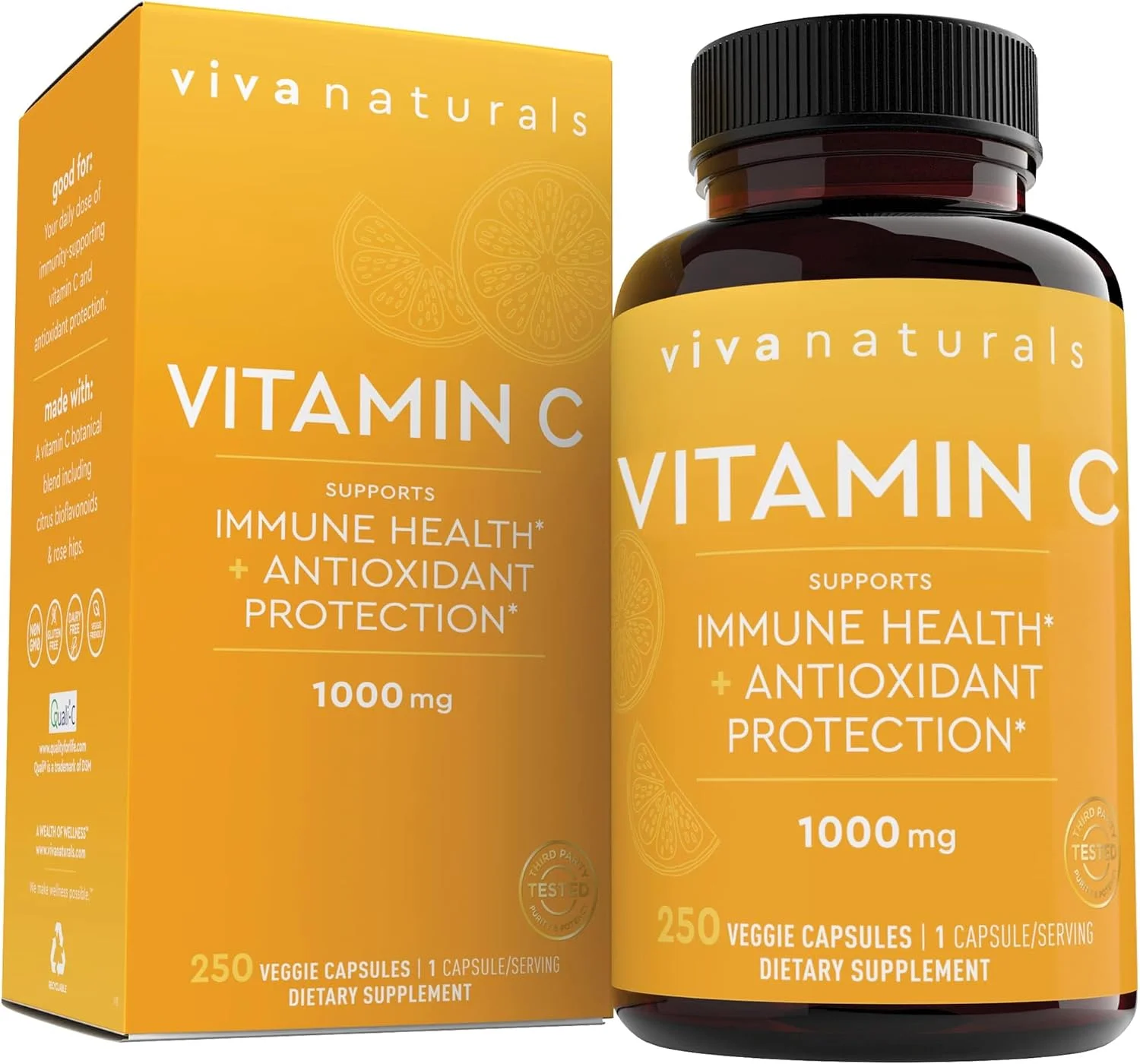 Vitamina C 1000 mg · 250 cápsulas