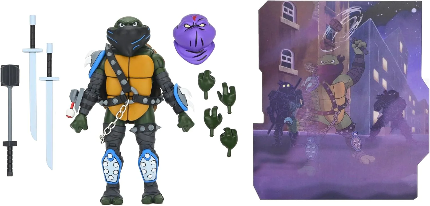 Figura Tortugas Ninja Ultimate Dark Leo (dibujo animado) 18 cm – NECA