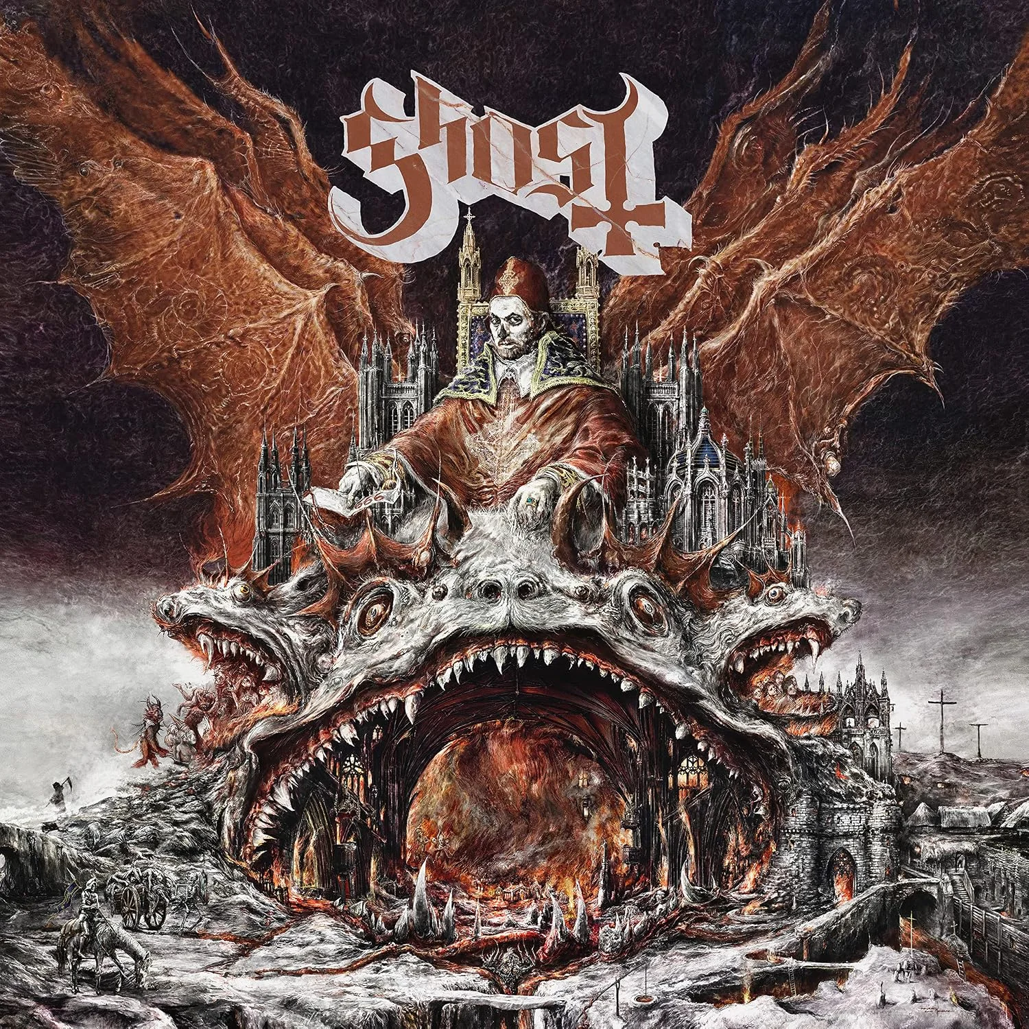 Ghost – Prequelle (Vinilo, LP + single 7 pulgadas humo transparente)