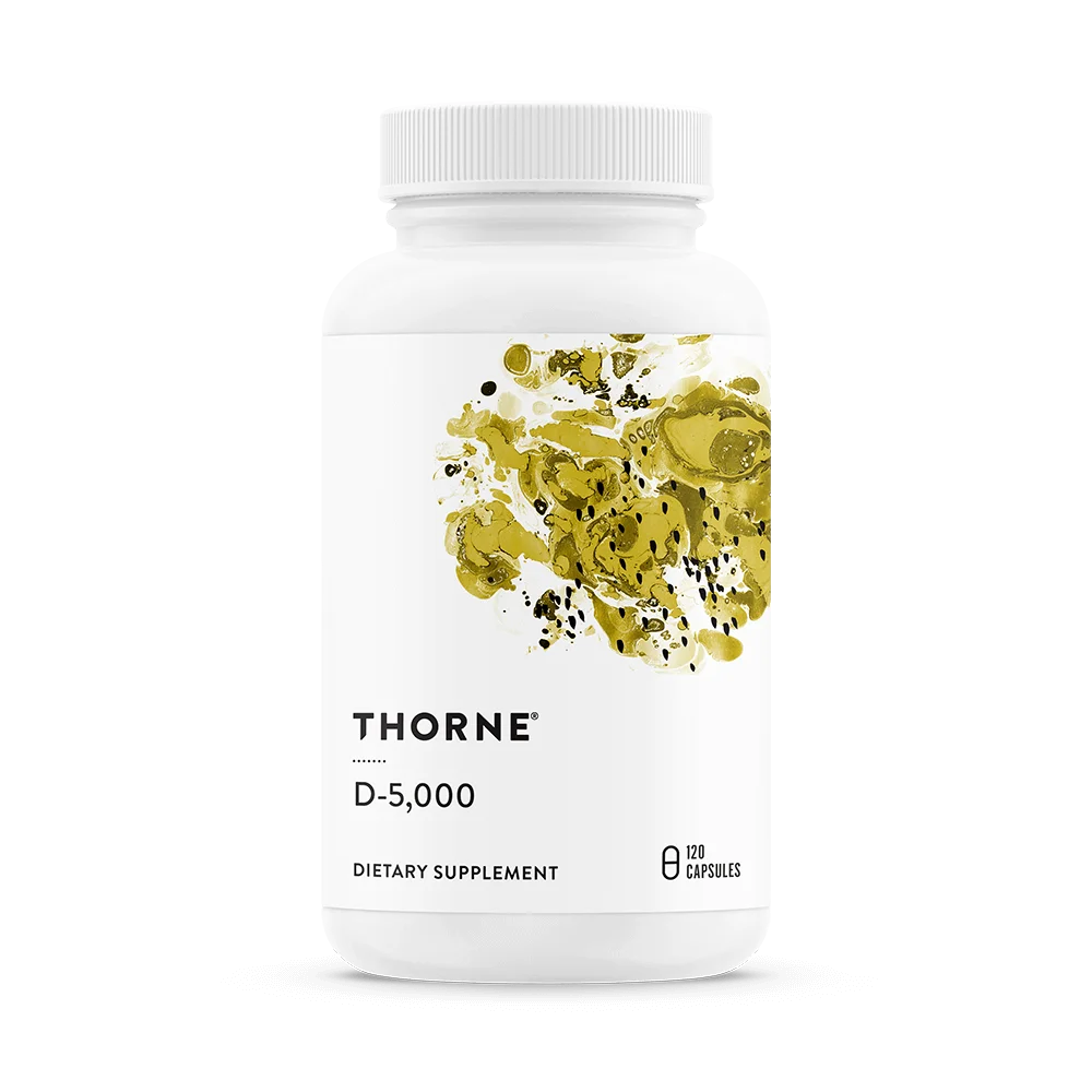 Thorne Vitamin D-5,000 · 120 cápsulas