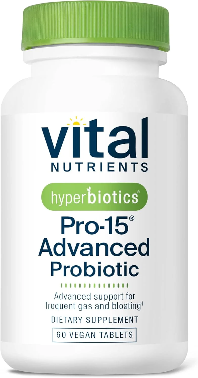 Pro-15 Probiótico Avanzado · 60 tabletas
