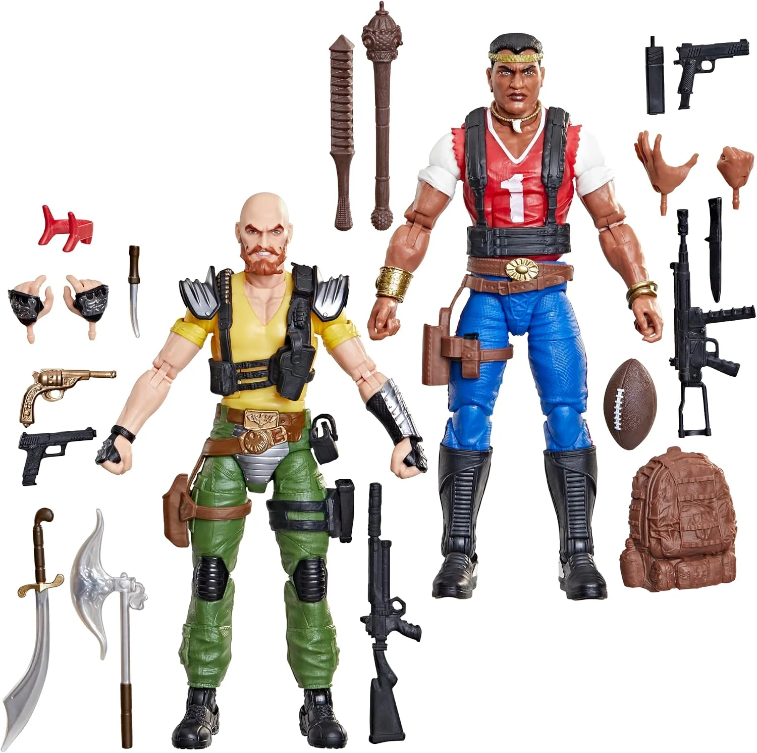 Pack x2 G.I. Joe Classified Series David “Red Dog” Taputapu y Varujan “Taurus” Ayvazyan #193 15 cm – Hasbro