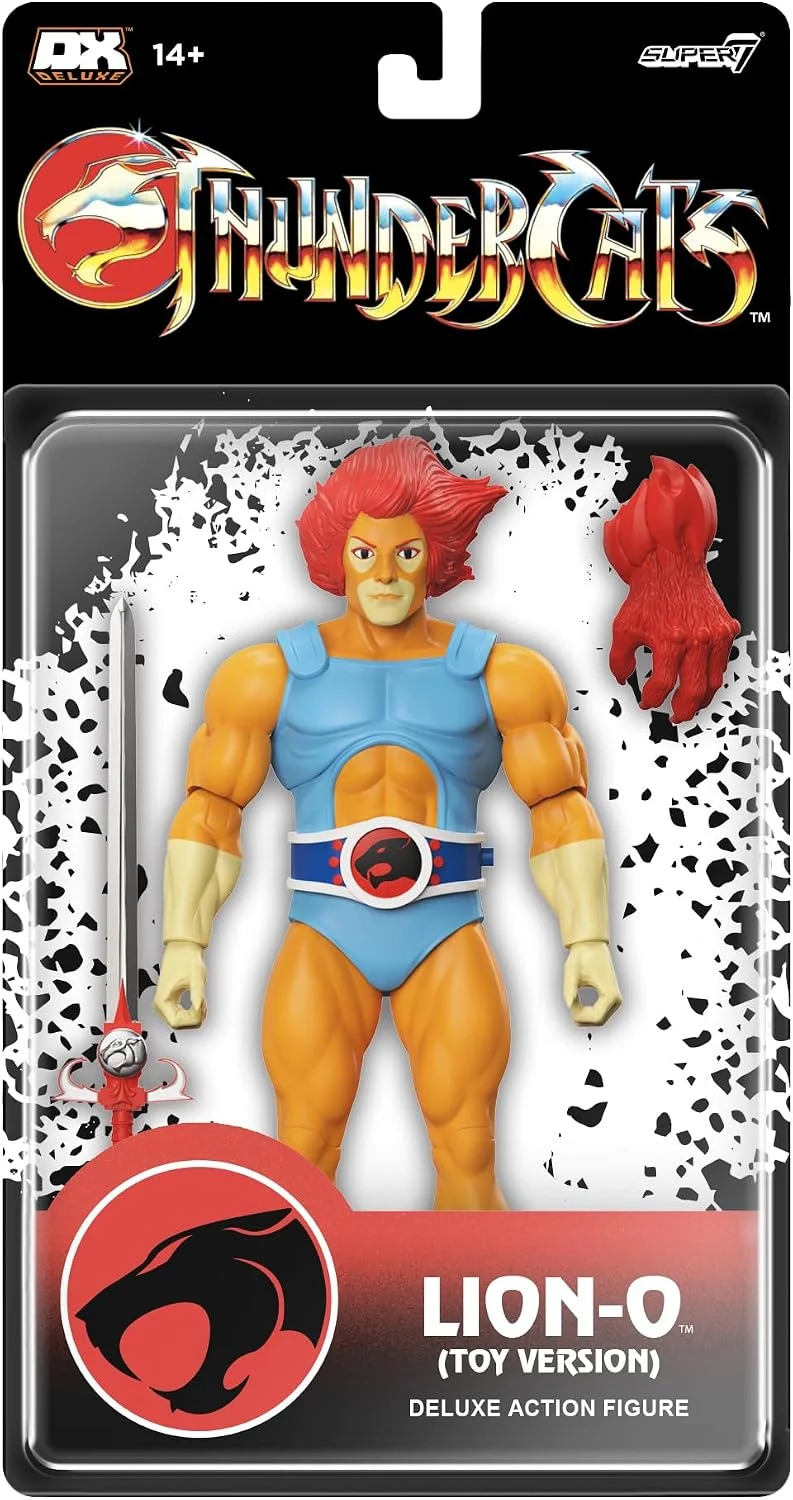 Figura Thundercats Deluxe Lion-o (Toy Recolor) 18 cm – Super7