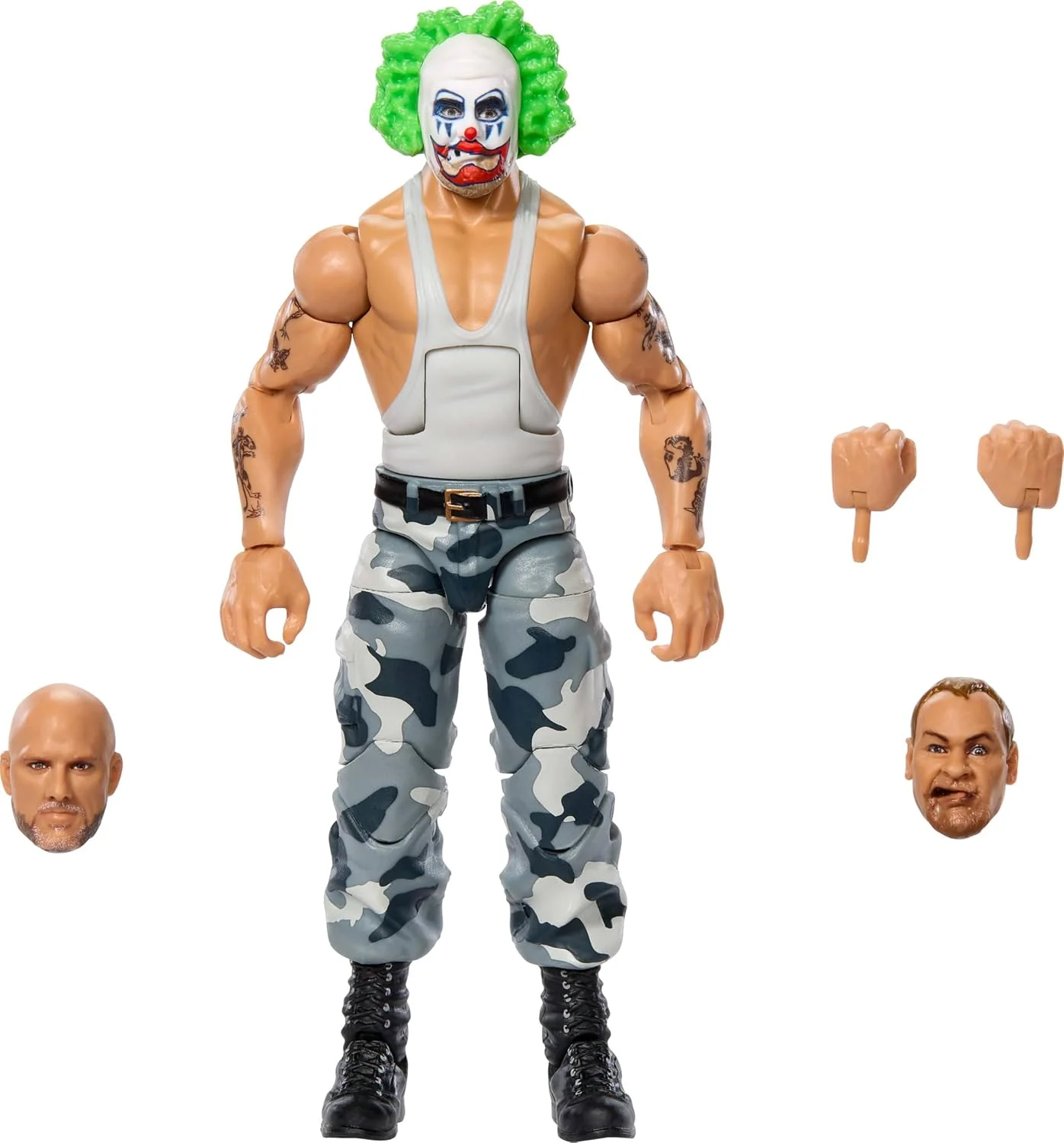 Figura WWE Elite Collection Premium Live Event Bushwhacker Luke 15 cm – Mattel