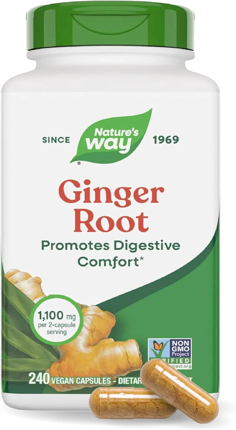 Raíz de Jengibre 1100 mg · 240 cápsulas