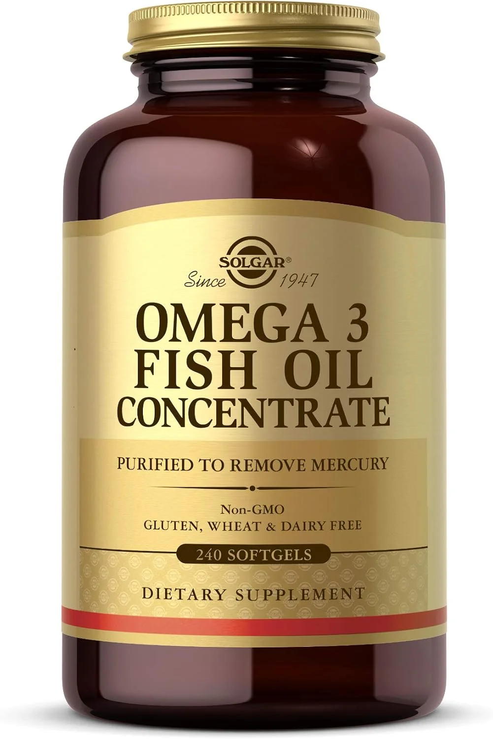 Aceite de Pescado Omega-3 Concentrado · 240 cápsulas