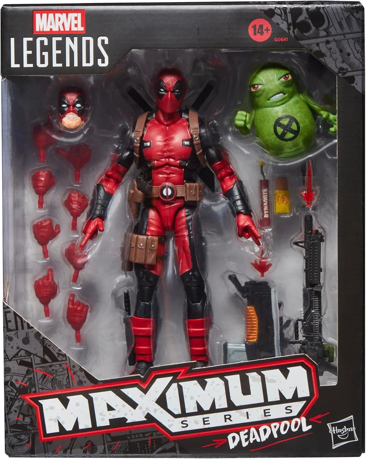 Figura Marvel Legends Deadpool Maximum Series (Cómics) deluxe 15 cm – Hasbro