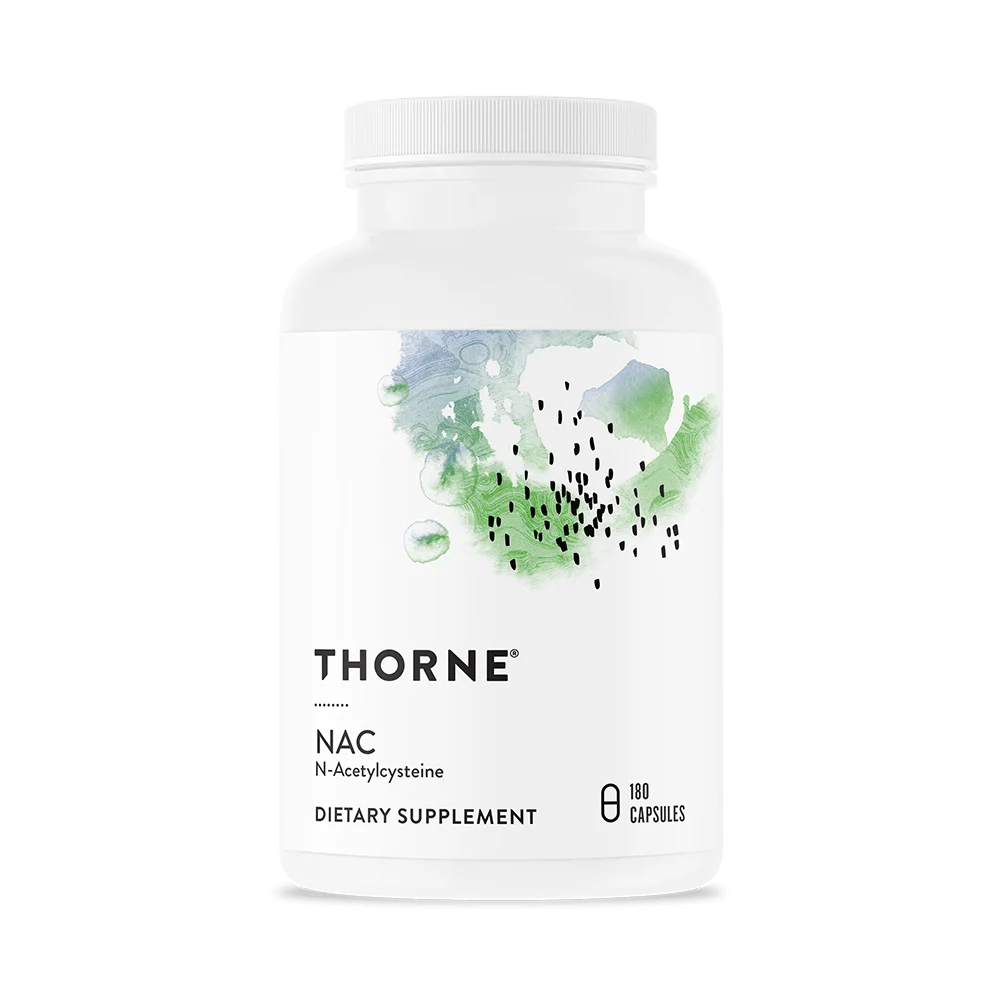 Thorne NAC - N-Acetylcysteine · 180 cápsulas