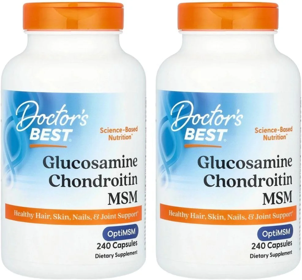 Glucosamina Condroitina MSM con OptiMSM – 240 cápsulas