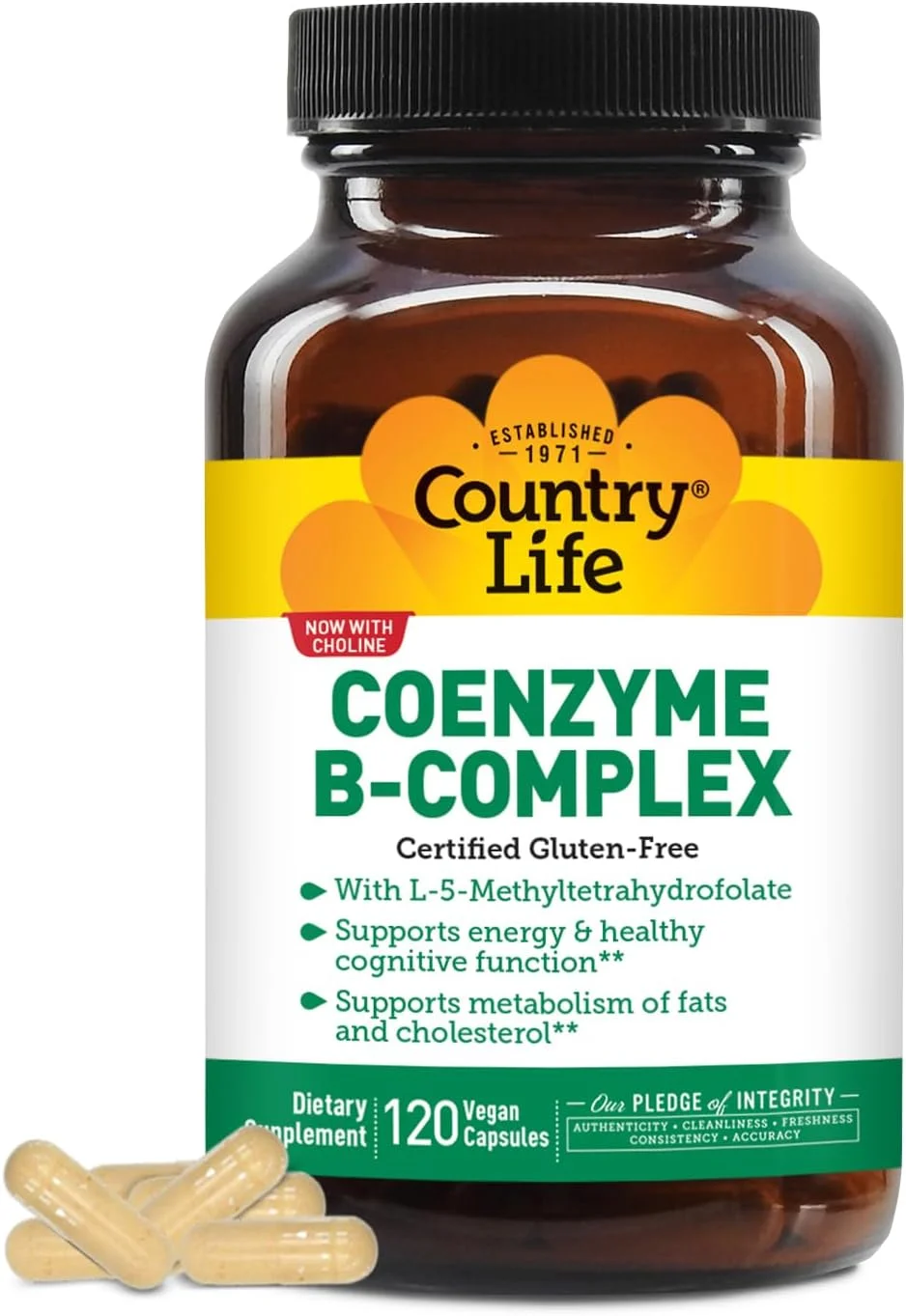 Complejo B Coenzimado con Colina · 120 cápsulas