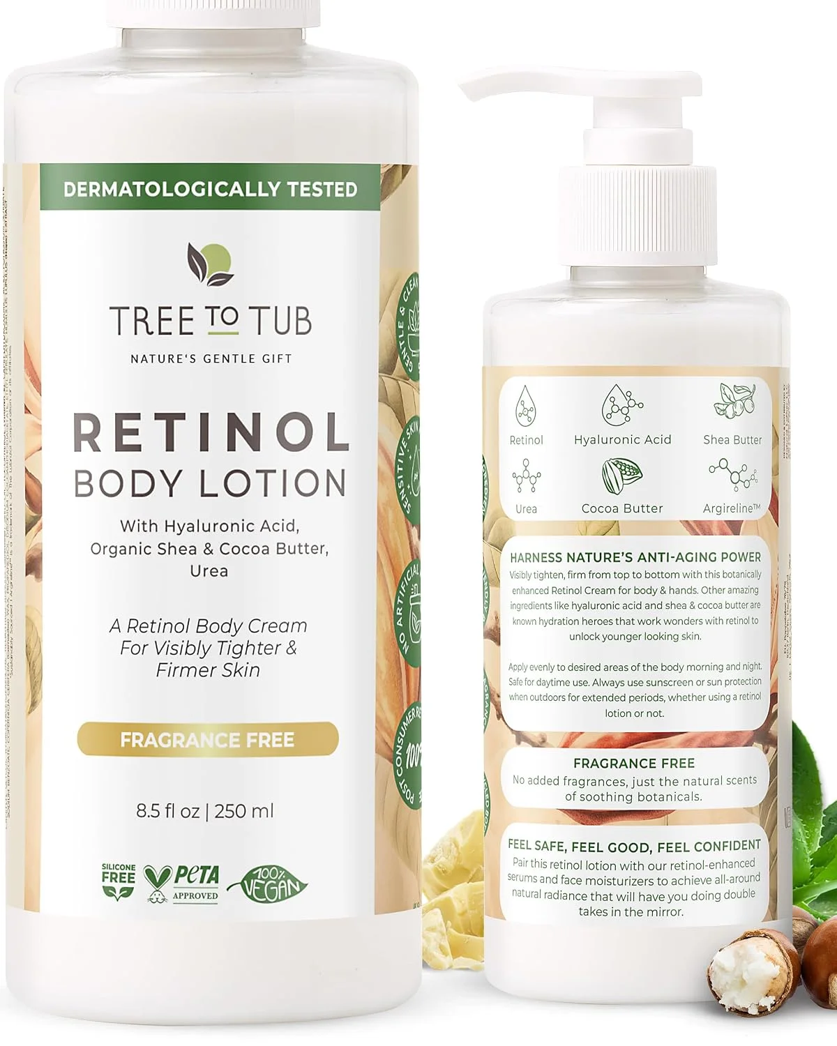 Retinol Body Lotion sin Fragancia · 251 ml