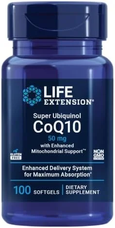 Super Ubiquinol CoQ10 50 mg – 100 softgels